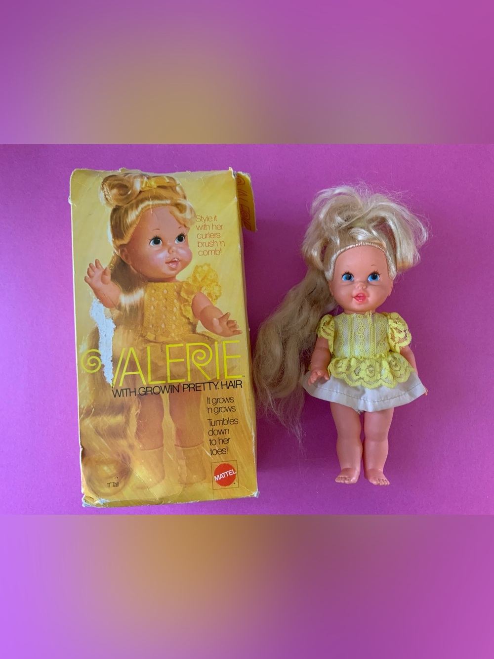 Mattel Valerie Doll with Blonde Hair and Yellow Outfit